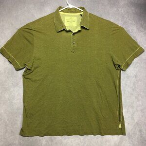 Tommy Bahama Mens Polo Shirt size XL Green Short Sleeve Collared Vintage‎ Feel